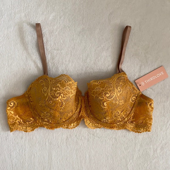 {NWT} ThirdLove | 24/7 Lace Balconette Underwire Bra (38A) - Picture 2 of 16